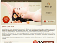 Tablet Screenshot of anikaspa.com